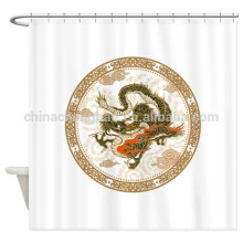 2015 nuevos productos dragon shower curtain